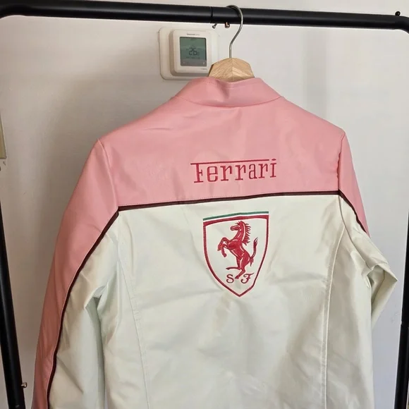 Ferrari Pink and White Racing Jacket - Picture 2 of 3